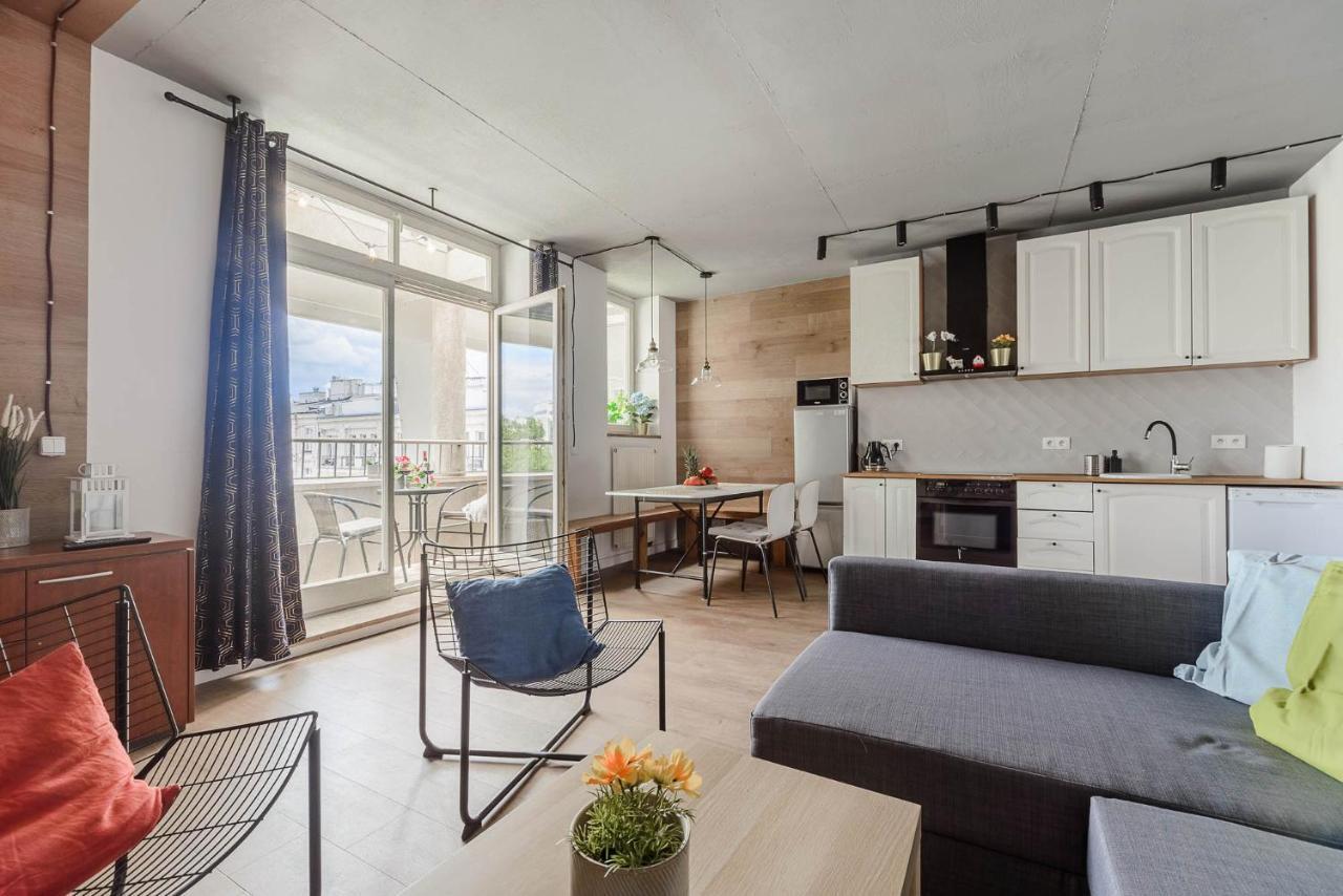 Stylish Apartment In The City Center Of Warschau Exterior foto
